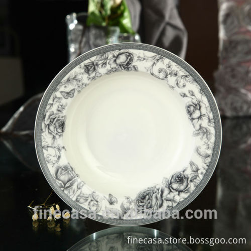 8.5 Inches Fine New Bone China Porcelain Soup Bowl set